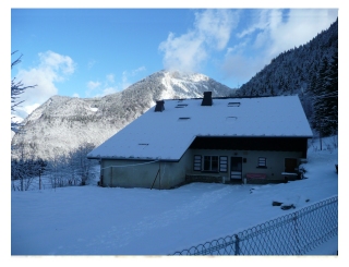 Chalet in Winter.